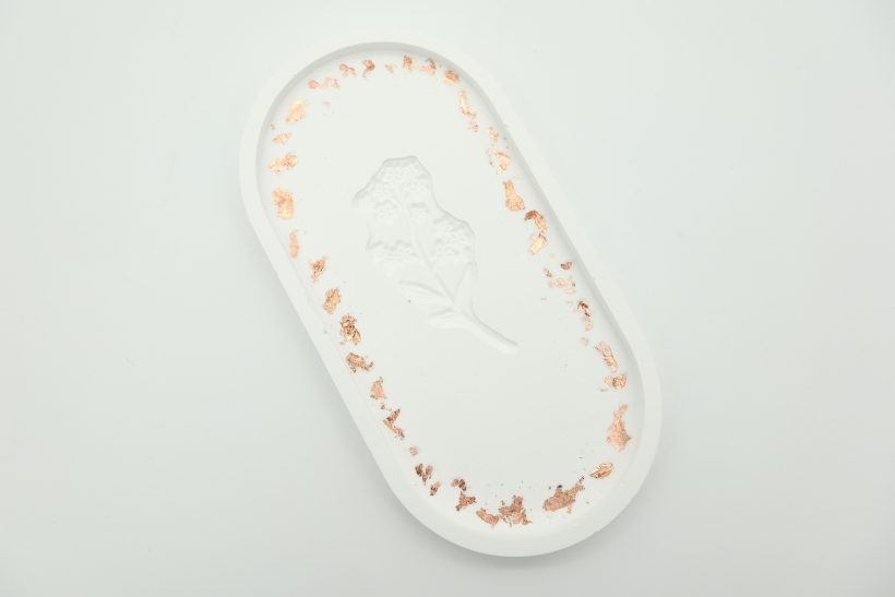 Selbst gegossener Untersetzter