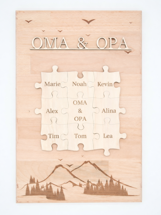 Familien Puzzle - Stammbaum