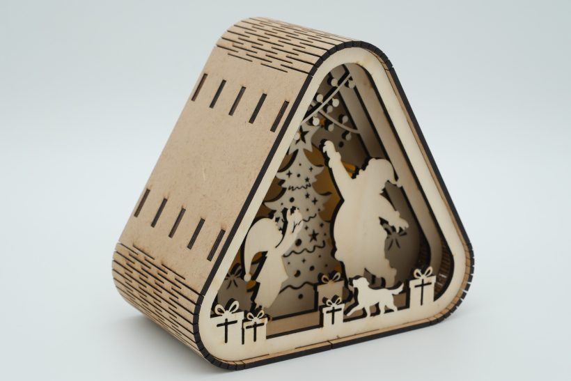 Weihnachtslampe - 5 Lagig, LED