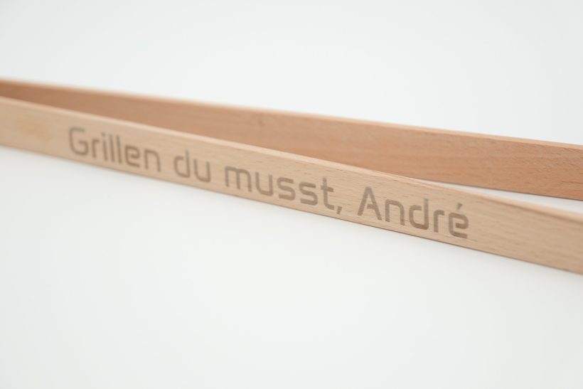 Personalisierte Grillzange
